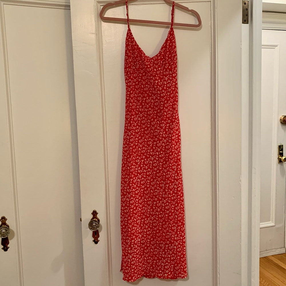 PRINCESS POLLY Floral Midi Dress